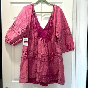 Free people pink dress - Never Worn.  Still has tags